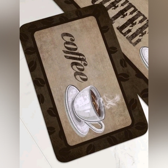 Kitchen Coffee Floor Rug/Mat - Picture 2 of 3